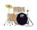 Opus Percussion 5 Piece Rock Drum Kit Brass Sparkle