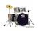 Opus Percussion 5 Piece Rock Drum Kit Grey Slate