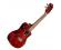 Lanikai Quilted Maple Concert Ukulele with Pickup Red