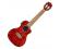 Lanikai Quilted Maple Concert Ukulele with Pickup Red