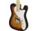 Aria 615-TL Semi-Hollow Electric Guitar 3 Tone Sunburst