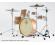 Dixon Little Roomer 5-Pce Drum Kit in Satin Natural Lacquer Finish
