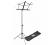 On Stage Compact Sheet Music Stand in Black with Bag