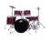 Opus Percussion 5-Piece Junior Drum Kit Wine Red