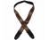 Colonial Leather Jacquard Guitar Strap Rust