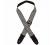 Colonial Leather Jacquard Guitar Strap Silver Diamonds