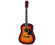 Aria Acoustic Guitar Package Brown Sunburst