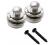 Hennessey Strap Locks in Chrome (1-Pair)