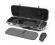 HQ Polycarbonate Oblong Violin Case Black/Silver