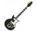 Aria 212-MK2 Bowery Semi-Hollow Electric Guitar Black