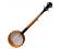 J.Reynolds 5 String Open Back Banjo 2-Tone Sunburst