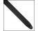 Colonial Leather Basic 2.5" Guitar Strap - Black