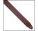 Colonial Leather Basic 2.5" Guitar Strap - Brown