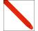 Colonial Leather Basic 2.5" Guitar Strap - Red