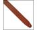 Colonial Leather Heavy Duty Leather 2.5 Guitar Strap - Brown