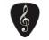 Unlimited Series Guitar Pick - Pearl Treble Clef