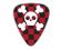 Unlimited Series Guitar Pick - Skull & Checker