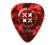 Vintage Celluloid Pro Guitar Picks - Red - 25 Refill