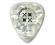 Vintage Celluloid Pro Guitar Picks - White - 25 Refill