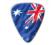 Australian Series Guitar Pick - Australian Flag Photo