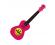 Kealoha Graphic Concert Ukulele 24-28 - Pink Smiley Face