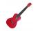 Kealoha ABS Concert Ukulele 24 Red