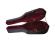 Double Bass Case Lightweight Black & Wine Red 1/2