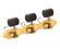 Schaller GrandTune Classical Hauser Satin Gold/Ebony Buttons