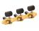 Schaller GrandTune Classical Hauser Satin Gold/Ebony Buttons Blk Roller