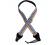 Colonial Leather Jacquard Ukulele Strap - Tan Zig Zag