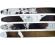 Colonial Leather Geniune Cow Hair Guitar Strap White Leather