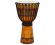 Toca Origins Series Rope Tuned Wood Djembe Tribal Mask