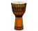 Toca Origins Series Rope Tuned Wood Djembe Tribal Mask