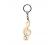 Key Ring - Wooden Treble Clef