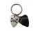 Grover Allman Guitar Pick Pendant Keyring - Skull & Crossbone