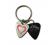 Grover Allman Guitar Pick Pendant Keyring - Love Heart