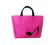 Music Carry Bag Short Pink with Quaver