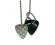 Grover Allman Guitar Pick Necklace - Checkerboard