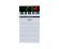 Magnetic Note Pad - Keyboard Rose
