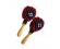 Tycoon Percussion Maracas - Plastic Beaded - Black