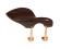 Wolf Chin Rest Violin Strad Rosewood