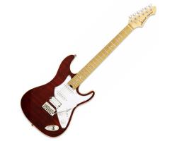 Aria 714-MK2 Electric Guitar Ruby Red