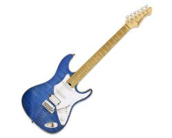 Aria 714-MK2 Electric Guitar Turquoise Blue