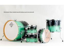 Dixon Fuse Maple 522 5-Pce Drum Kit in Green Ice Fade Gloss