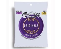 Martin Originals 80/20 Bronze Custom Light Guitar String Set 11-52