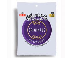 Martin Originals 80/20 Bronze Light Guitar String Set 12-54