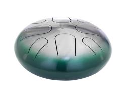 Pearl Tongue Drum 8 Note A Minor Green Burst