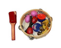 Percussion Plus 6-Piece Percussion Set in Carry Bag