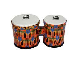 Toca Freestyle Synthetic Bongos 5 & 6" Kente Cloth