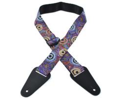 Colonial Leather Aboriginal Art Guitar Straps - Yumari Dreaming